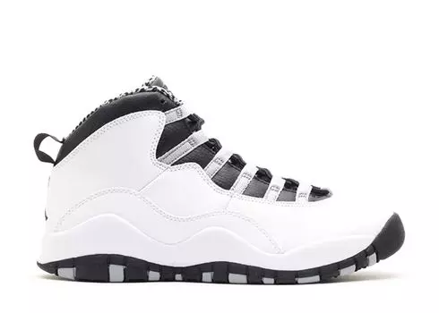 Кроссовки Air Jordan Air Jordan 10 Retro Gs 'Steel' 2013, белый