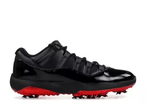 Кроссовки Air Jordan Air Jordan 11 Low Golf 'Safari Bred', черный
