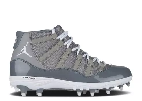 Кроссовки Air Jordan Air Jordan 11 Td Cleat 'Cool Grey', серый