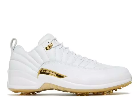 Кроссовки Air Jordan Air Jordan 12 Low Golf 'Masters', белый