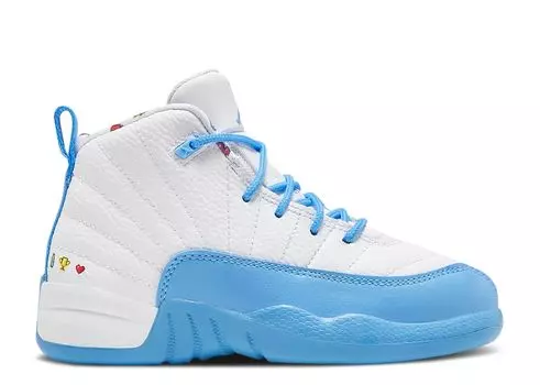 Кроссовки Air Jordan Air Jordan 12 Retro Ps 'Emoji', белый