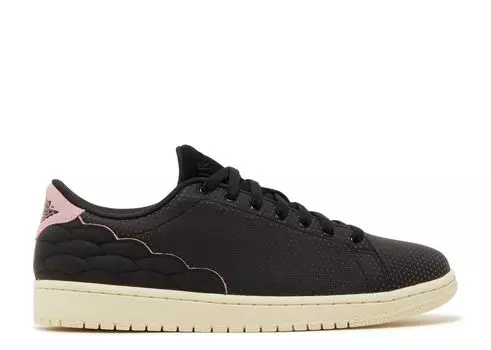 Кроссовки Air Jordan Air Jordan 1 Centre Court 'Perforated Black Pink', черный