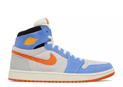 Кроссовки Air Jordan Air Jordan 1 High Zoom Comfort 2 'Royal Pulse Alpha Orange', синий