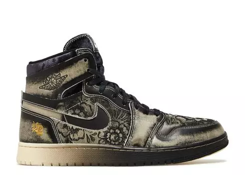 Кроссовки Air Jordan Air Jordan 1 High Zoom Comfort 2 'Da De Muertos', кремовый
