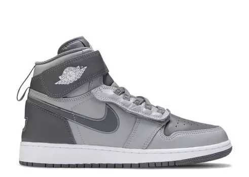 Кроссовки Air Jordan Air Jordan 1 High Flyease Gs 'Light Smoke Grey', серый