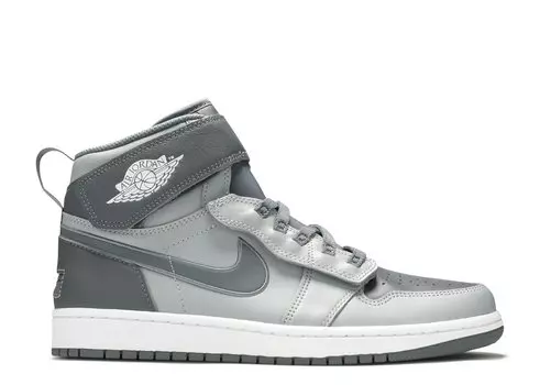 Кроссовки Air Jordan Air Jordan 1 High Flyease 'Light Smoke Grey', серый