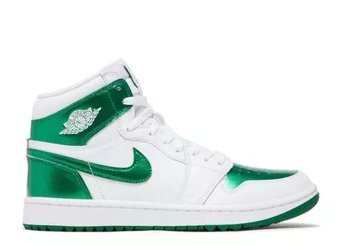 Кроссовки Air Jordan Air Jordan 1 High Golf 'Pine Green', белый