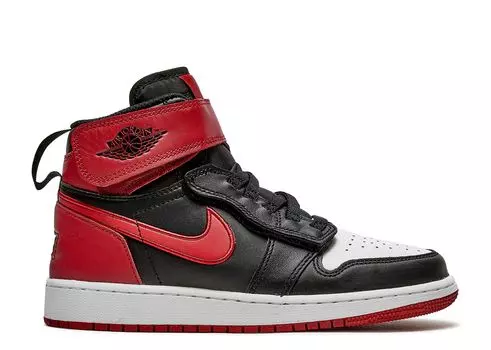 Кроссовки Air Jordan Air Jordan 1 High Flyease Gs 'Black Gym Red', черный