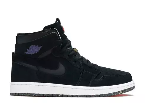 Кроссовки Air Jordan Air Jordan 1 High Zoom Comfort 'Court Black', черный