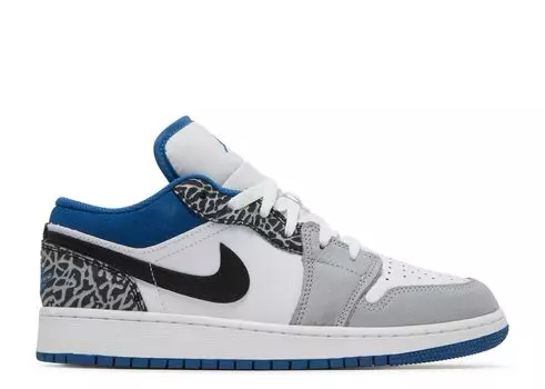 Кроссовки Air Jordan Air Jordan 1 Low Se Gs 'True Blue', синий