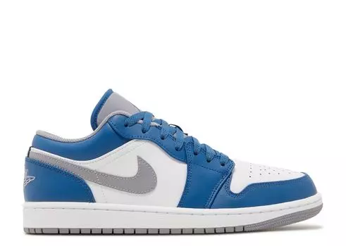 Кроссовки Air Jordan Air Jordan 1 Low 'True Blue Cement', синий
