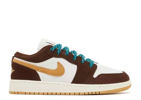Кроссовки Air Jordan Air Jordan 1 Low Gs 'Cacao Wow', коричневый