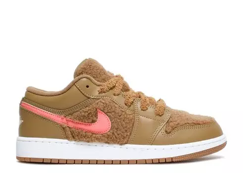 Кроссовки Air Jordan Air Jordan 1 Low Utility Gs 'Teddy Bear', коричневый