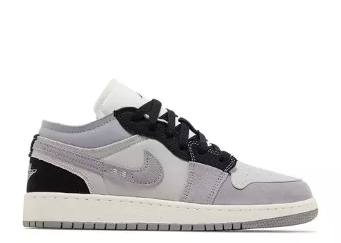 Кроссовки Air Jordan Air Jordan 1 Low Se Craft Gs 'Inside Out - Cement Grey', серый