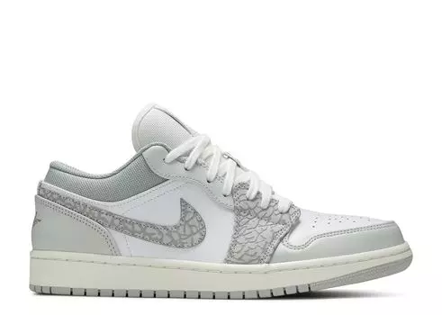 Кроссовки Air Jordan Air Jordan 1 Low Premium 'Elephant Print', серый