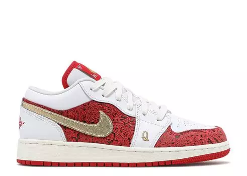 Кроссовки Air Jordan Air Jordan 1 Low Se Gs 'Spades', белый