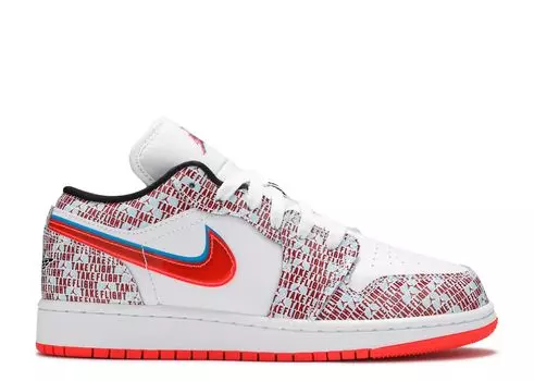 Кроссовки Air Jordan Air Jordan 1 Low Se Gs 'Take Flight', белый