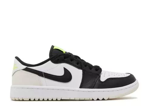 Кроссовки Air Jordan Air Jordan 1 Low Golf 'Phantom Volt', белый