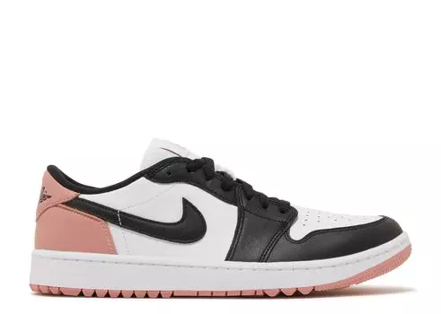 Кроссовки Air Jordan Air Jordan 1 Low Golf 'Rust Pink', белый