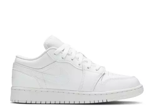 Кроссовки Air Jordan Air Jordan 1 Low Gs 'Triple White', белый