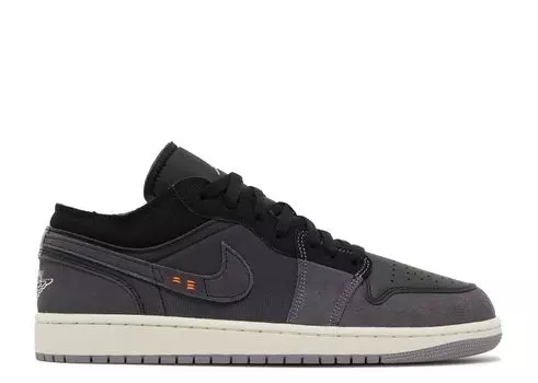 Кроссовки Air Jordan Air Jordan 1 Low Se Craft 'Inside Out - Black', черный