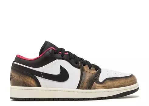 Кроссовки Air Jordan Air Jordan 1 Low Se 'Wear-Away - Tan', черный
