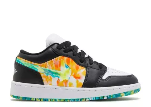 Кроссовки Air Jordan Air Jordan 1 Low Se Gs 'Drip', черный