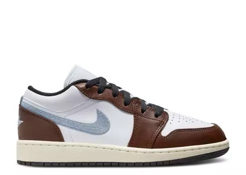 Кроссовки Air Jordan Air Jordan 1 Low Se Gs 'Mocha Blue Grey', белый