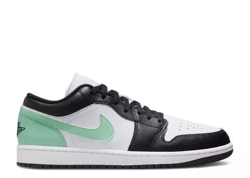 Кроссовки Air Jordan Air Jordan 1 Low 'Green Glow', белый