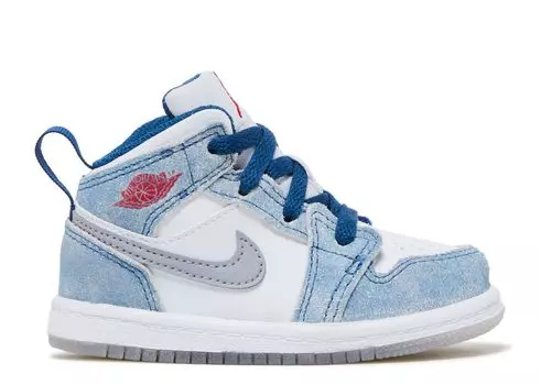 Кроссовки Air Jordan Air Jordan 1 Mid Se Td 'French Blue', синий