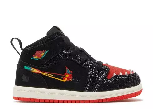 Кроссовки Air Jordan Air Jordan 1 Mid Se Td 'Siempre Familia', черный