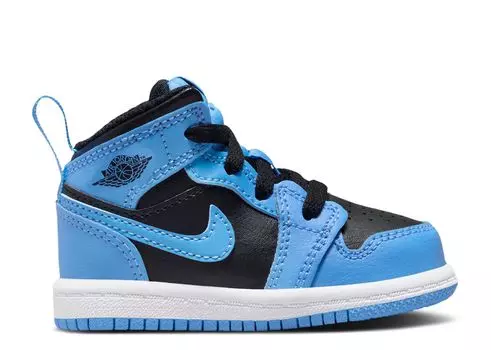 Кроссовки Air Jordan Air Jordan 1 Mid Td 'University Blue Black', синий