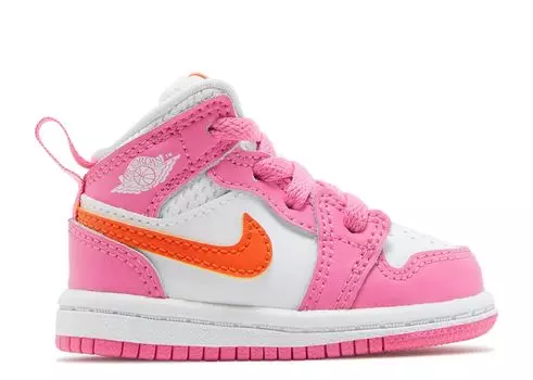 Кроссовки Air Jordan Air Jordan 1 Mid Td 'Pinksicle Orange', розовый