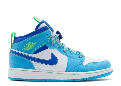 Кроссовки Air Jordan Air Jordan 1 Mid Se Gs 'Sprite', синий
