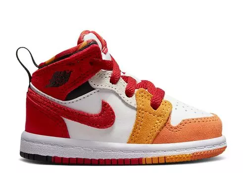 Кроссовки Air Jordan Air Jordan 1 Mid Se Td 'Picnic', красный