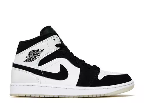 Кроссовки Air Jordan Air Jordan 1 Mid Se 'Diamond', белый