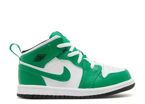Кроссовки Air Jordan Air Jordan 1 Mid Td 'Lucky Green', зеленый