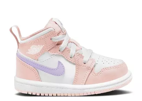 Кроссовки Air Jordan Air Jordan 1 Mid Td 'Pink Wash', розовый