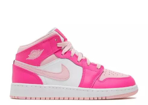 Кроссовки Air Jordan Air Jordan 1 Mid Gs 'Fierce Pink', розовый