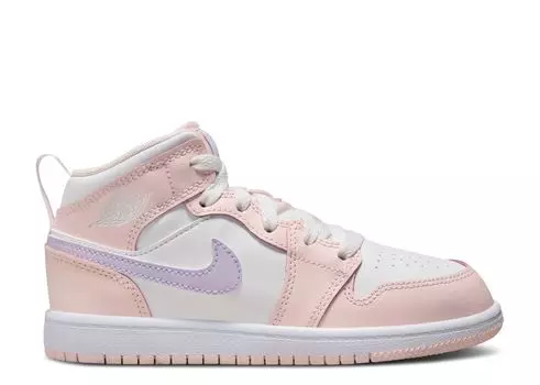 Кроссовки Air Jordan Air Jordan 1 Mid Ps 'Pink Wash', розовый