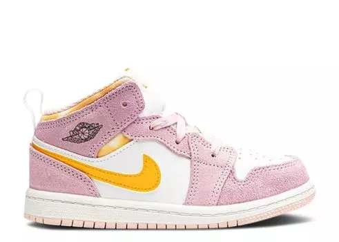 Кроссовки Air Jordan Air Jordan 1 Mid Se Td 'Arctic Pink', розовый