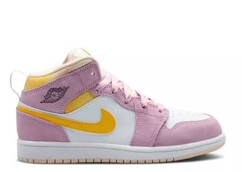 Кроссовки Air Jordan Air Jordan 1 Mid Se Ps 'Arctic Pink', розовый