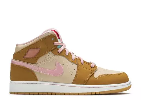 Кроссовки Air Jordan Air Jordan 1 Mid Gg 'Lola Bunny', коричневый