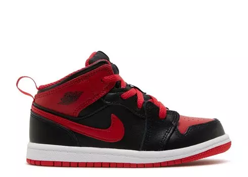 Кроссовки Air Jordan Air Jordan 1 Mid Td 'Alternate Bred', красный