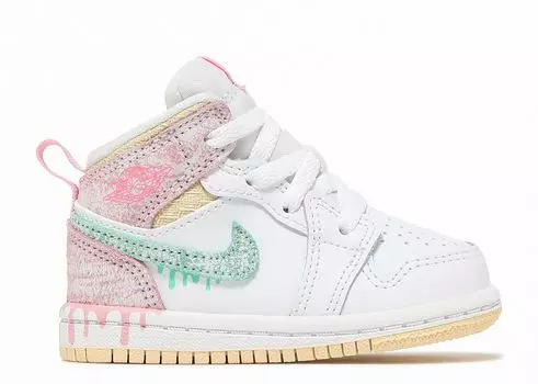 Кроссовки Air Jordan Air Jordan 1 Mid Se Td 'Ice Cream', белый