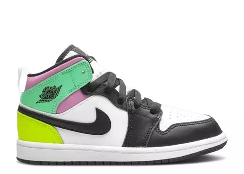 Кроссовки Air Jordan Air Jordan 1 Mid Ps 'Pastel', белый