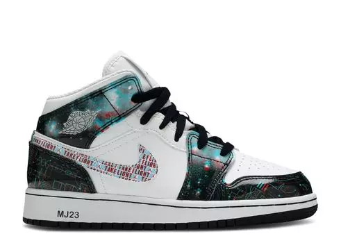 Кроссовки Air Jordan Air Jordan 1 Mid Se Ps 'Take Flight', белый
