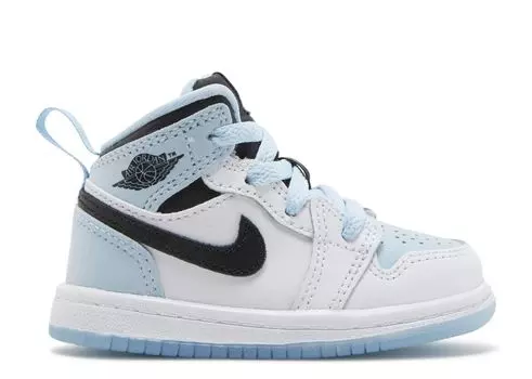 Кроссовки Air Jordan Air Jordan 1 Mid Se Td 'White Ice Blue', белый