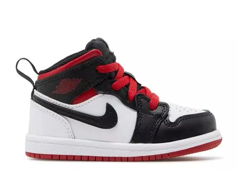 Кроссовки Air Jordan Air Jordan 1 Mid Td 'Gym Red Black Toe', белый