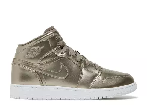 Кроссовки Air Jordan Air Jordan 1 Mid Se Gs 'Sepia Stone', серый